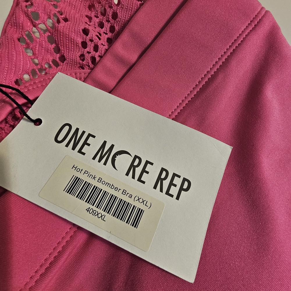 ZYIA Active Hot Pink Bomber Sports Bra XXL NWT - Picture 4 of 6